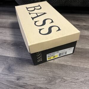Men’s Bass Loafers With Accent Black Edgewater Size 12 With Box